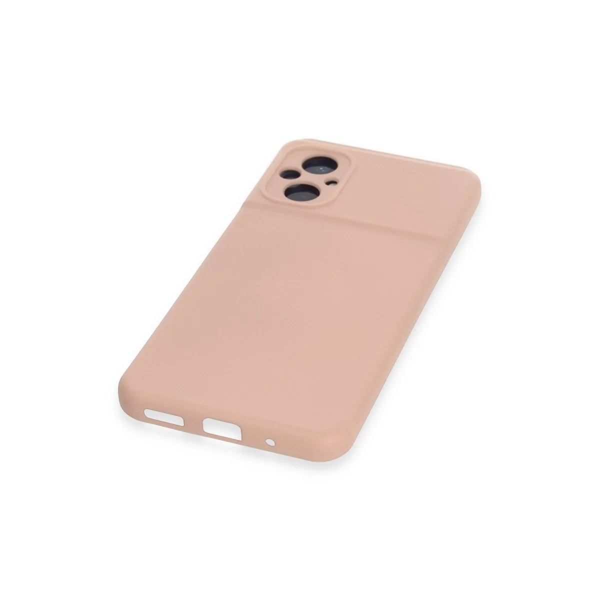 Xiaomi Poco M5 Kılıf Nano İçi Kadife Silikon - Pudra görsel 4