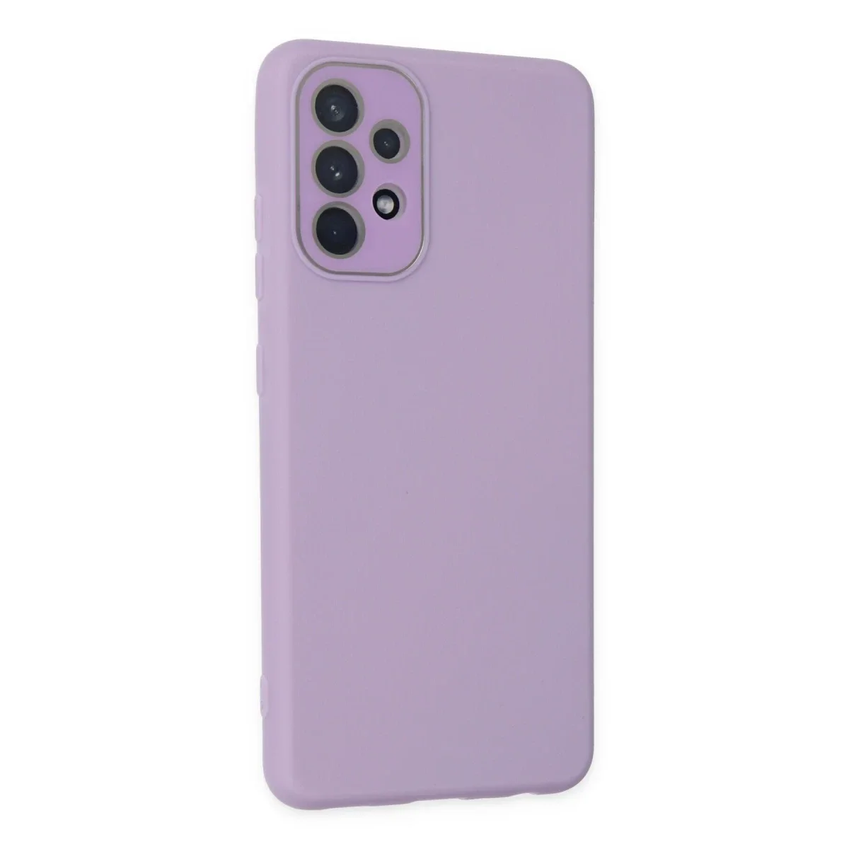 Samsung Galaxy A33 5G Kılıf Lansman Glass Kapak - Lila görsel 2