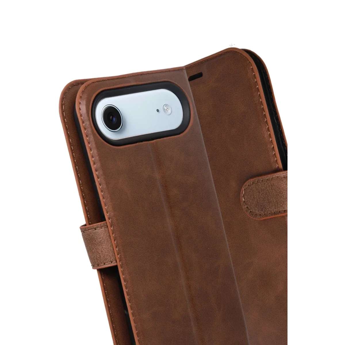 Apple iPhone 17 Air Trend S Plus Kapaklı Kılıf - Taba görsel 3