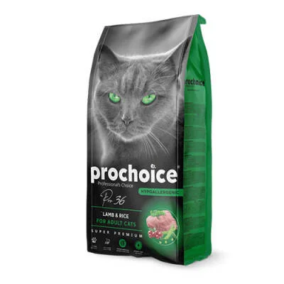 Pro 36 Kuzulu ve Pirinçli Yetişkin Kedi Maması 2 Kg
