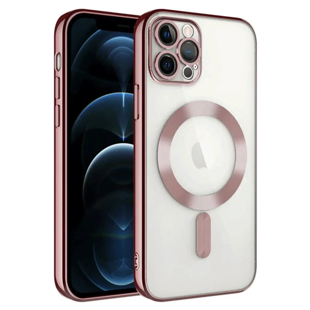 Apple iPhone 14 Pro Max Kılıf Kross Magneticsafe Kapak - Rose