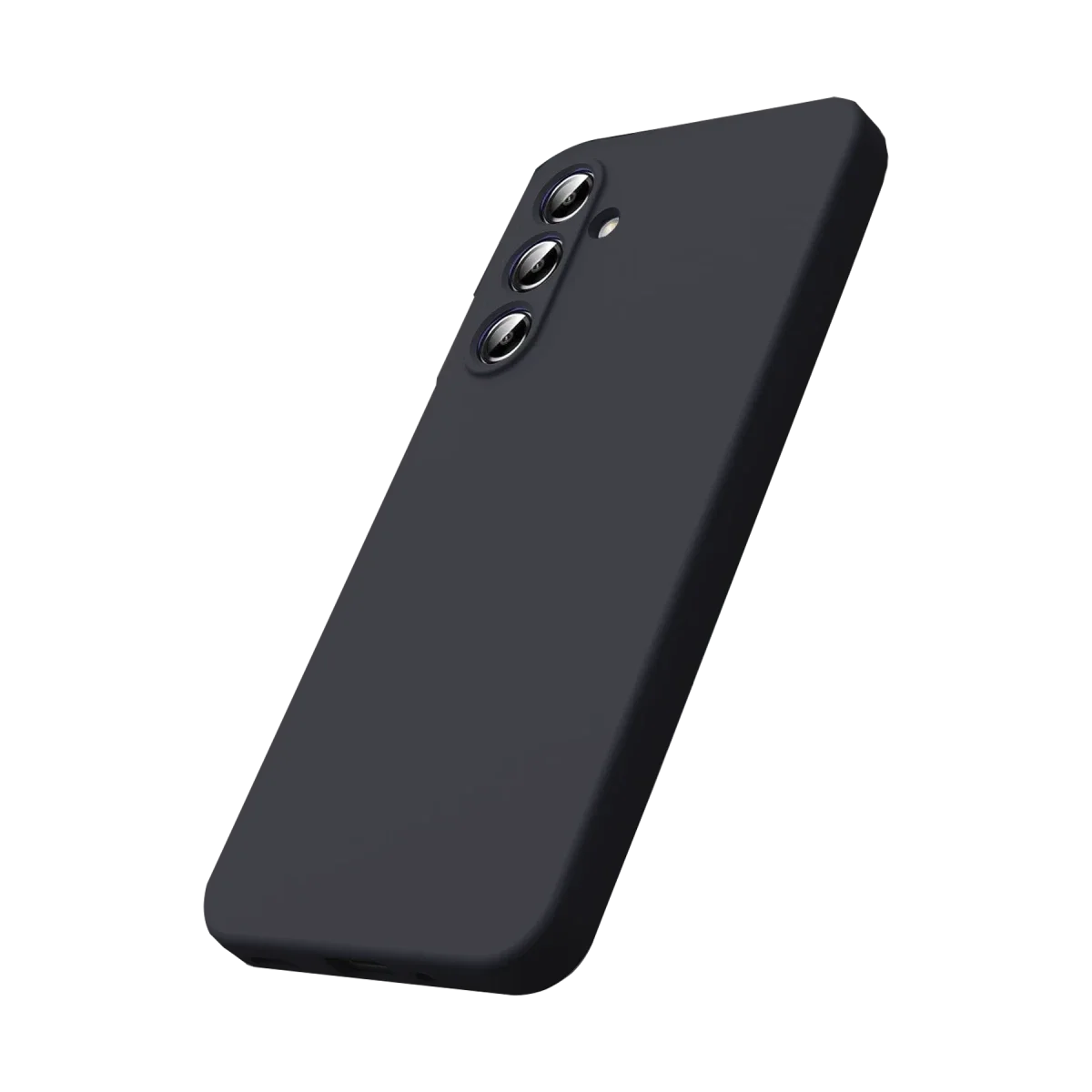Samsung Galaxy A17 5G Nano içi Kadife Silikon - Siyah görsel 3