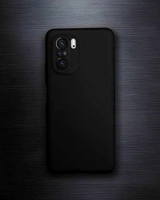 Xiaomi Poco F3 Kılıf Nano İçi Kadife Silikon - Siyah