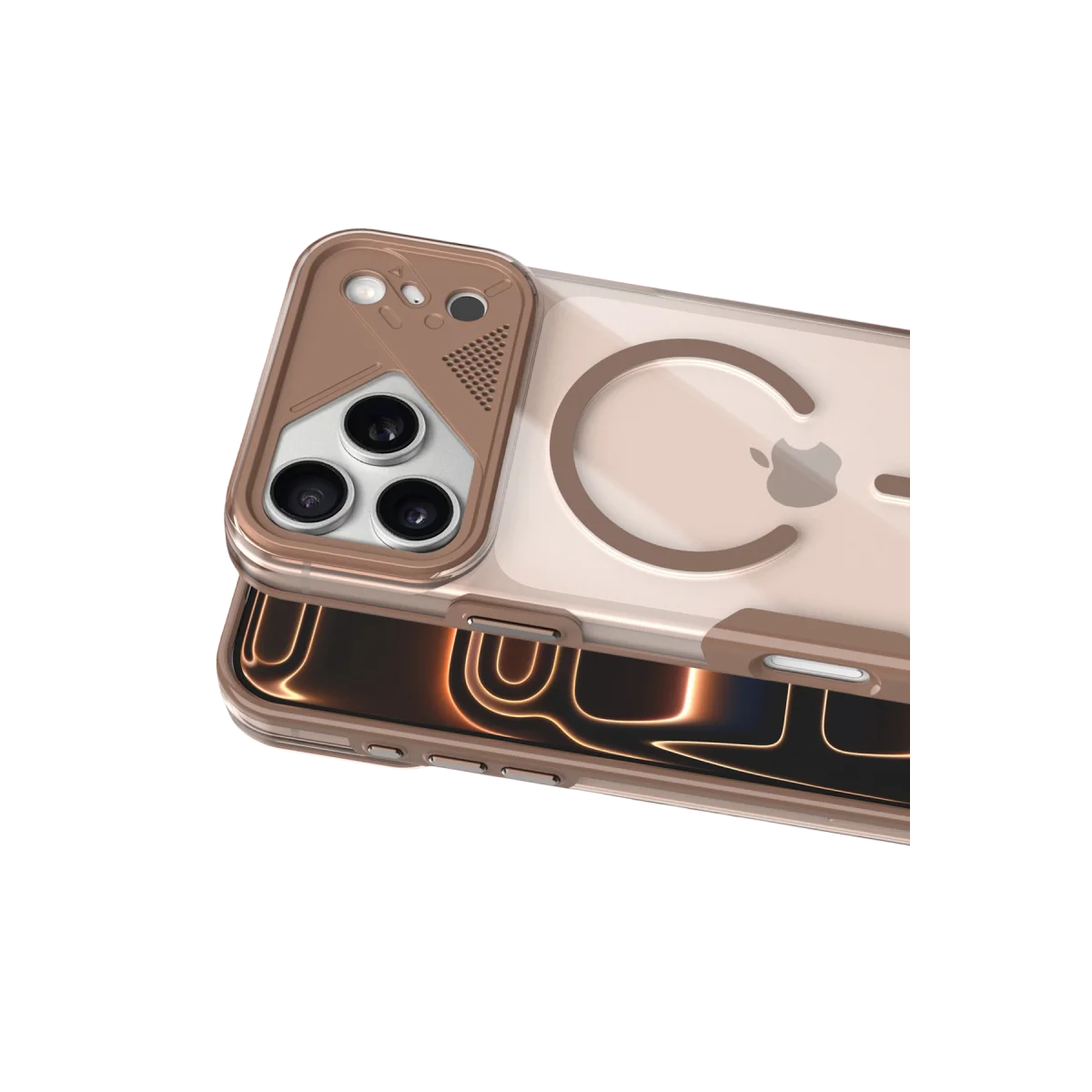 Joko Apple iPhone 17 Pro Max Zinko Magsafe Kapak - Çöl Titanyum görsel 2