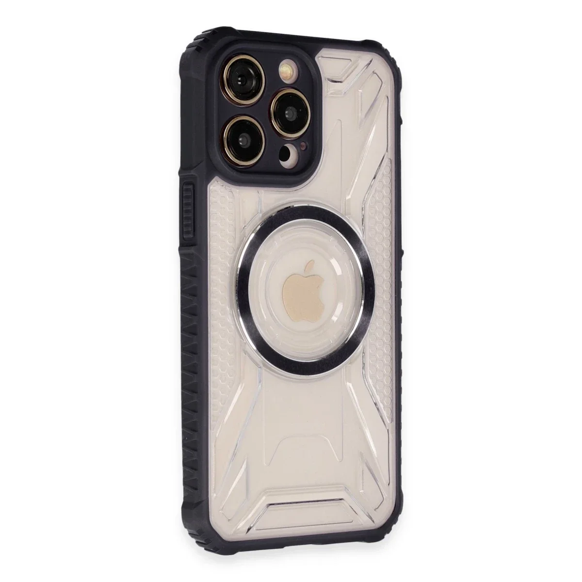 Apple iPhone 13 Pro Max Kılıf Prag Magneticsafe Kapak - Siyah görsel 2