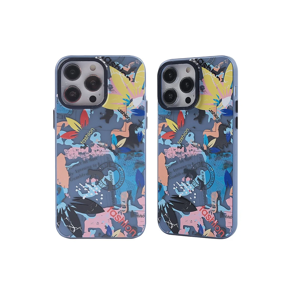 Apple İphone 14 Pro Kılıf Prada Desenli Kapak - Prada Pembe - 1 görsel 3