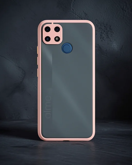 Realme C25 Kılıf Montreal Silikon Kapak - Pembe