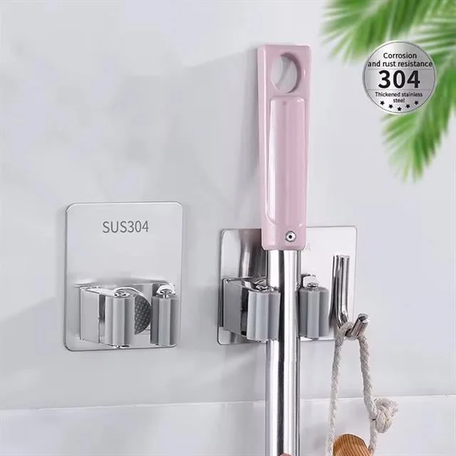 SN-26354 Kancalı Duvara Monte Süpürgee-Paspas Tutucu görsel 2