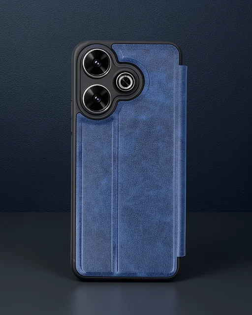Xiaomi Redmi 13 4g Kılıf Flip Cover - Lacivert
