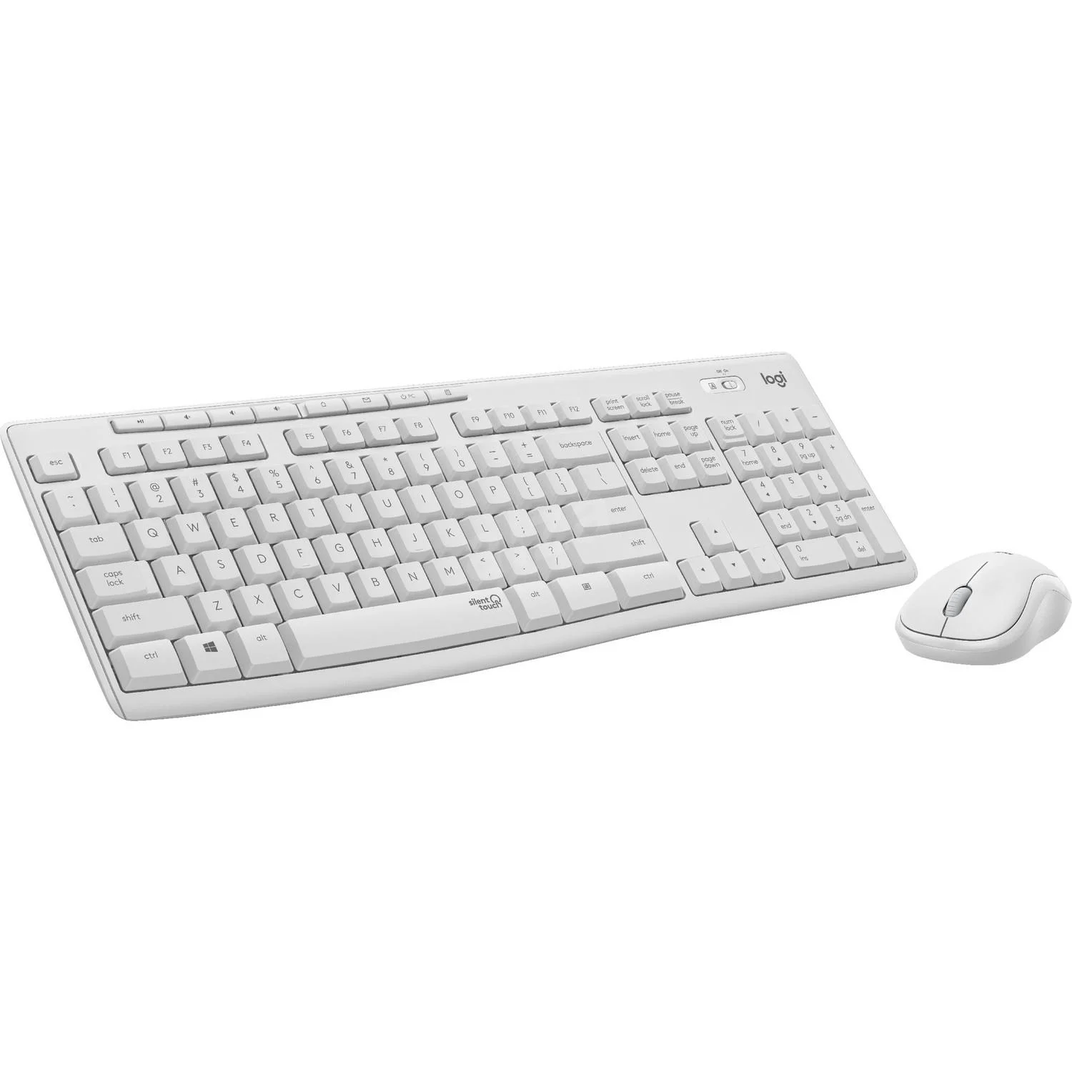 MK295 Q Tr Sessiz Kablosuz Klavye Mouse Set Beyaz 920-010089