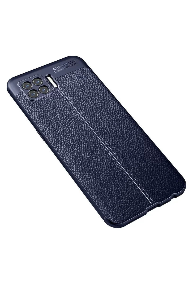 Oppo A73 Kılıf Auto Focus Kapak - Lacivert görsel 2