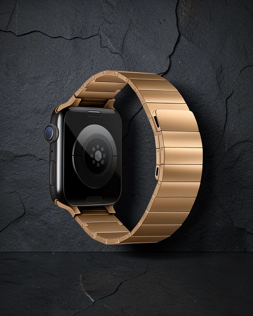 Apple Watch 38mm Kr404 Huks Kordon - Gold