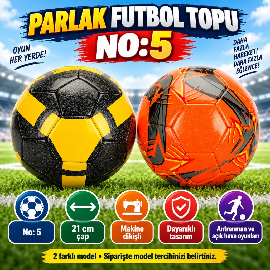 Futbol Topu Parlak No:5