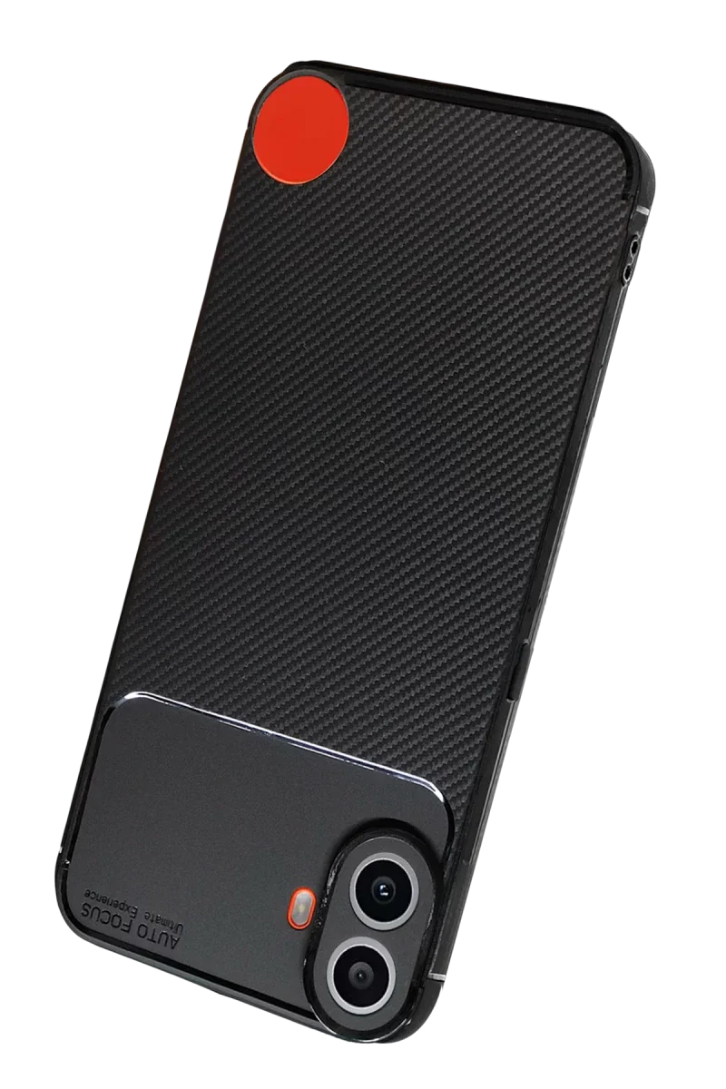 Nothing Phone Nothing CMF Phone 1 Auto Focus Karbon Kapak - Siyah görsel 3