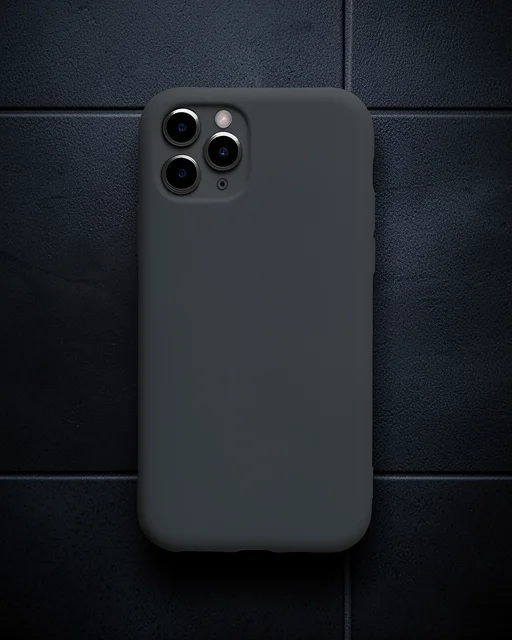 Apple İphone 11 Pro Kılıf Nano İçi Kadife Silikon - Siyah