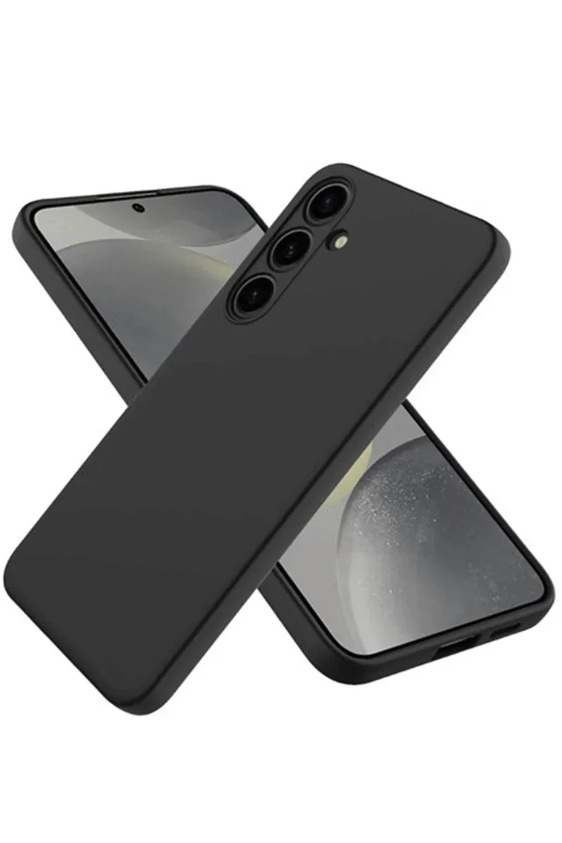 Samsung Galaxy A56 Kılıf First Silikon - Siyah