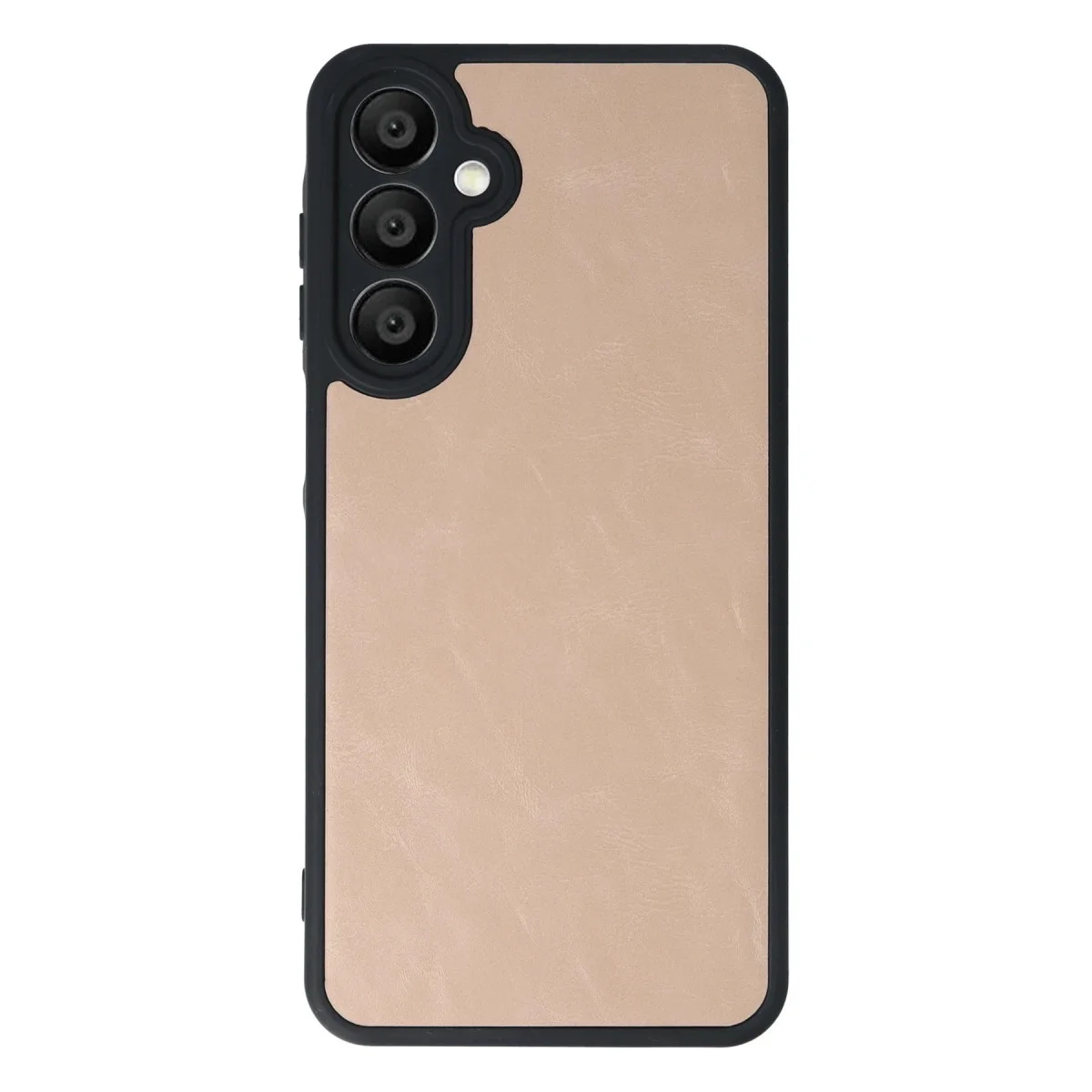 Samsung Galaxy A26 Kılıf Aras Deri Kapak - Pudra görsel 2