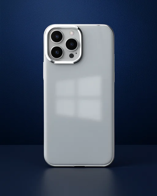 Apple İphone 14 Pro Max Kılıf Element Silikon - Gümüş