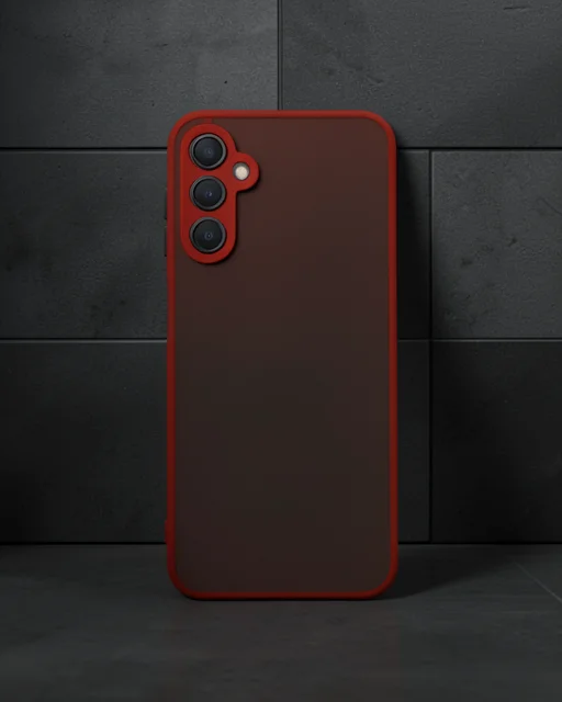Samsung Galaxy A25 5g Kılıf Montreal Silikon Kapak - Kırmızı