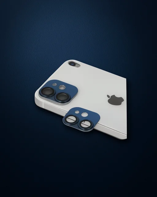 Apple İphone 11 Pers Alüminyum Kamera Lens - Lacivert