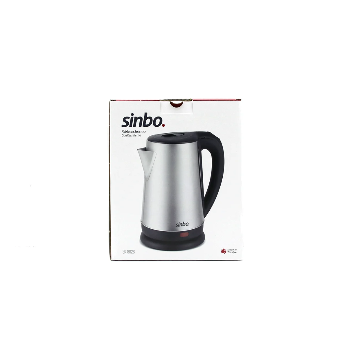 Çelik Kablosuz Su Isıtıcı Kettle 1.8L (360° Döner, Otomatik Kapanma) görsel 4