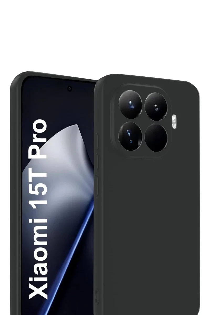Xiao 15T Pro First Silikon - Siyah görsel 2