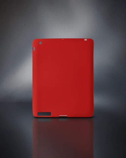 Apple İpad 4 9.7 Kılıf Evo Tablet Silikon - Kırmızı