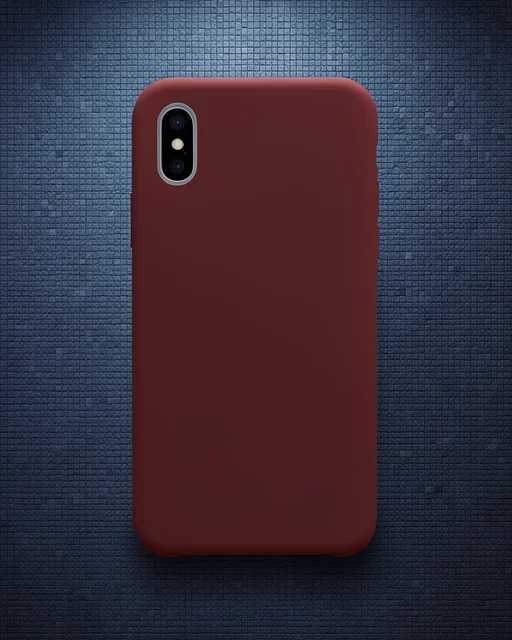 Apple İphone Xs Max Kılıf Lansman Legant Silikon - Bordo