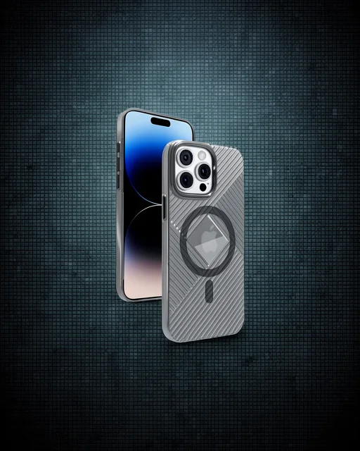 Joko Apple İphone 15 Pro Max Stella Pc Sert Magsafe Kılıf - Siyah