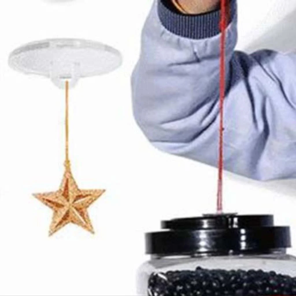 20 Adet Şeffaf Yuvarlak 3 Cm Çaplı Güçlü Disk Yapışkanlar görsel 4