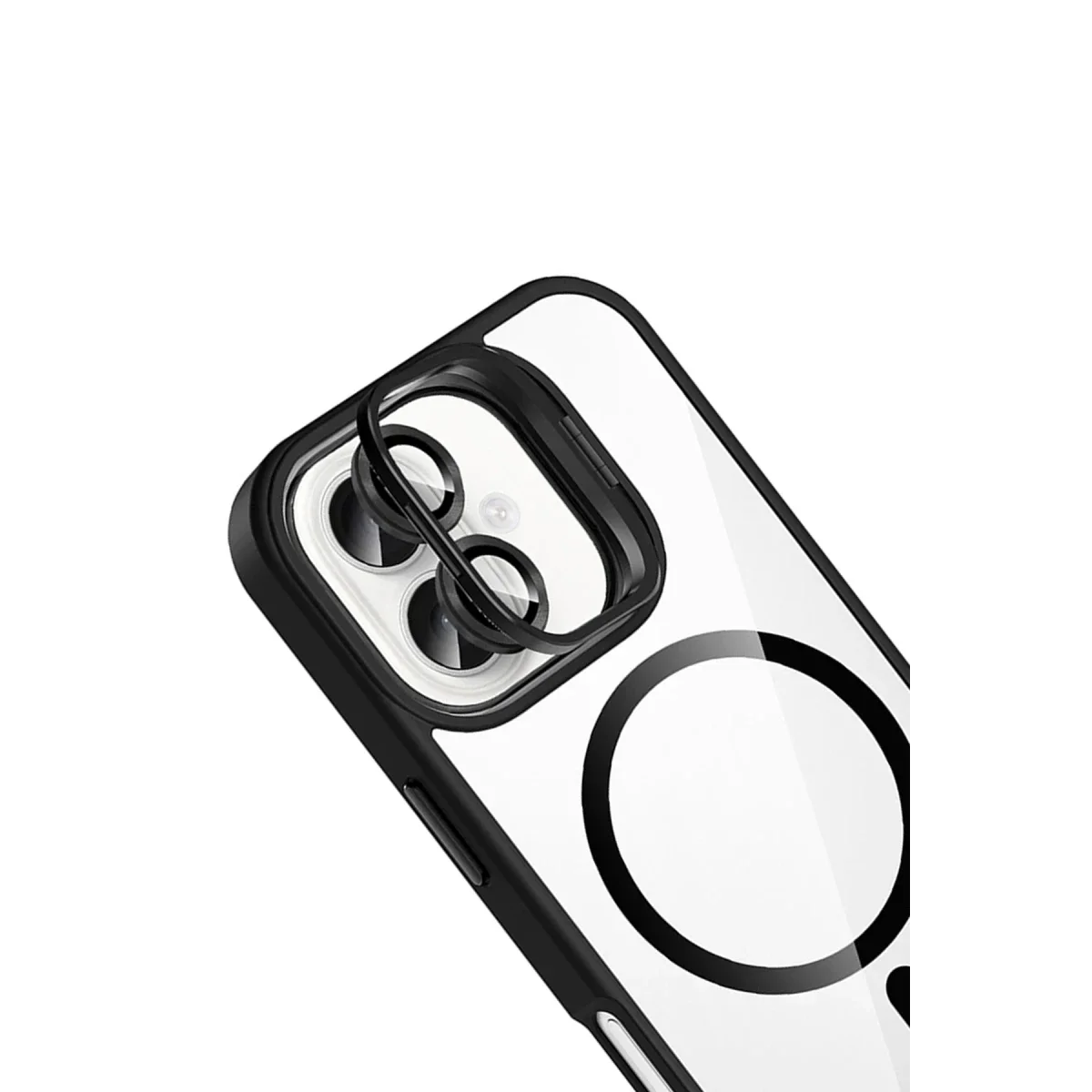 Joko Apple iPhone 16 Plus Remim Lensli Magsafe Standlı Kapak - Siyah görsel 4