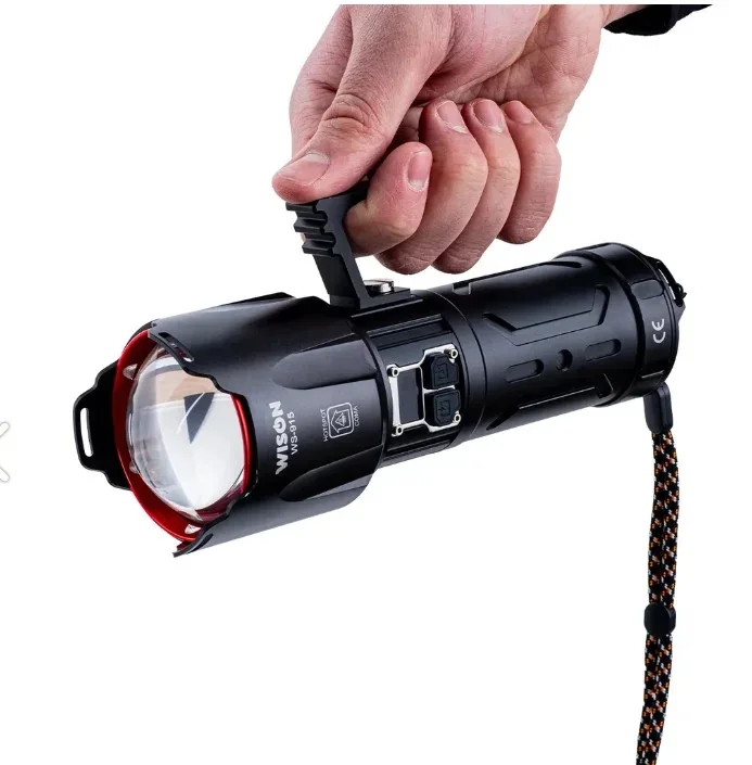 WS-915 5000 Lümen 55 Watt Şarjlı El Feneri görsel 4