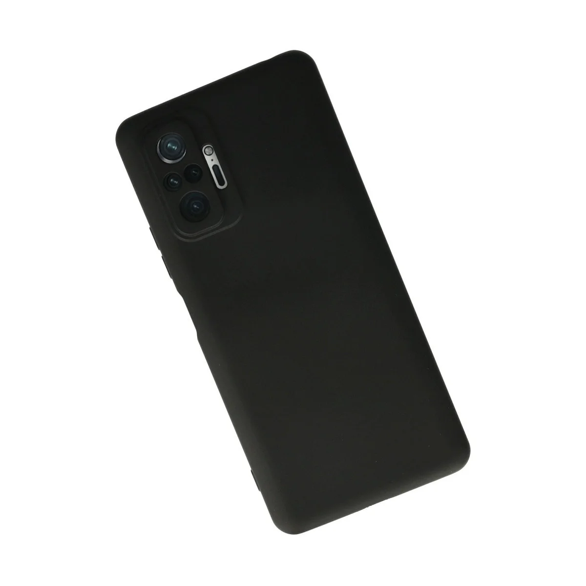Xiaomi Redmi Note 10 Pro Kılıf Nano İçi Kadife Silikon - Siyah görsel 3