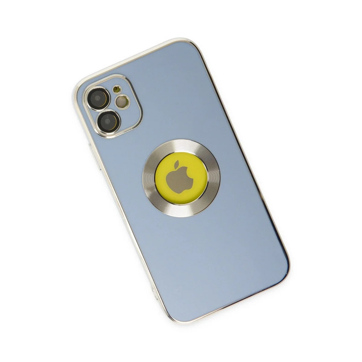Apple İphone 12 Kılıf Store Silikon - Sierra Blue görsel 2