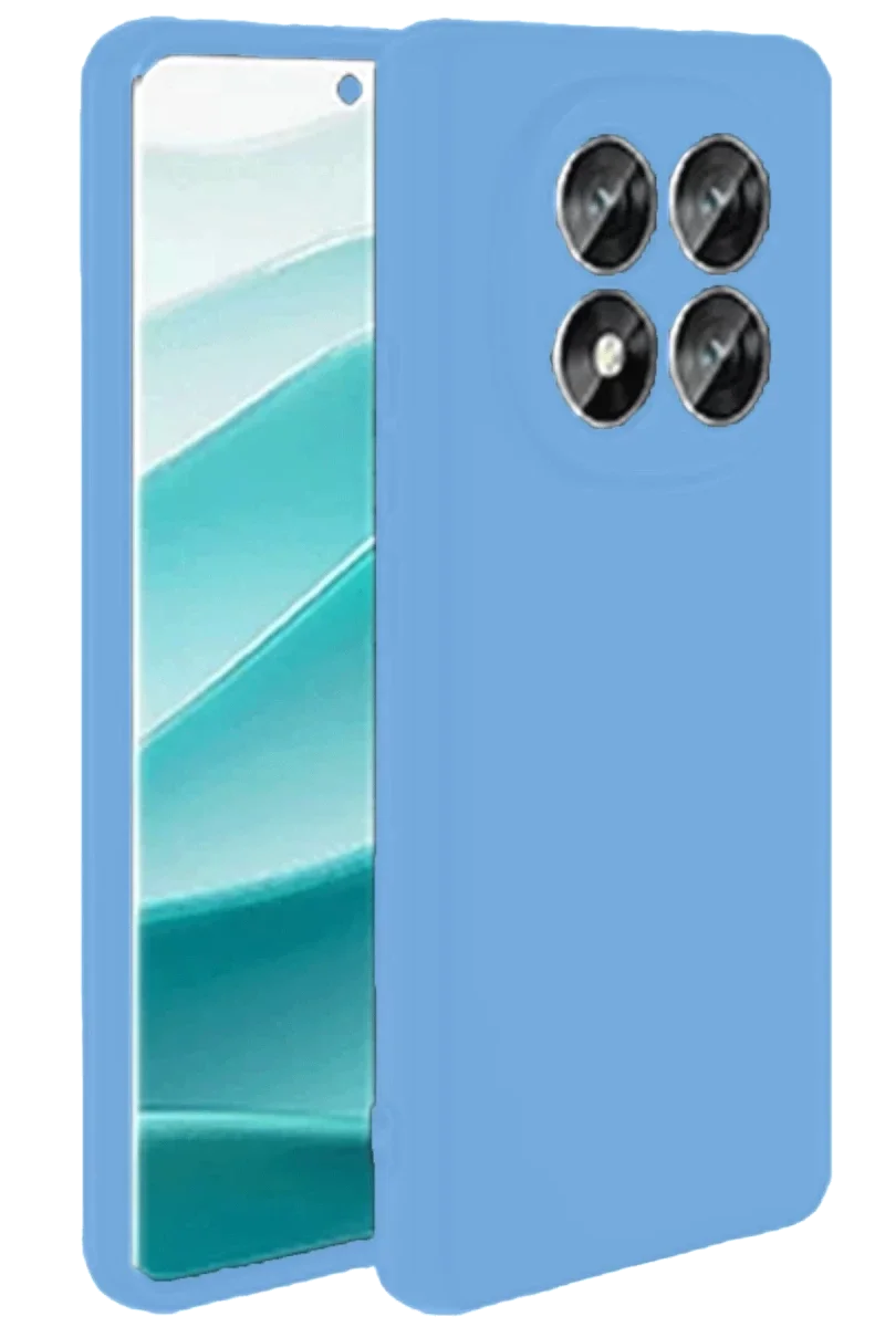 Xiao Red Note 14 Pro 5G Kılıf First Silikon - Mavi
