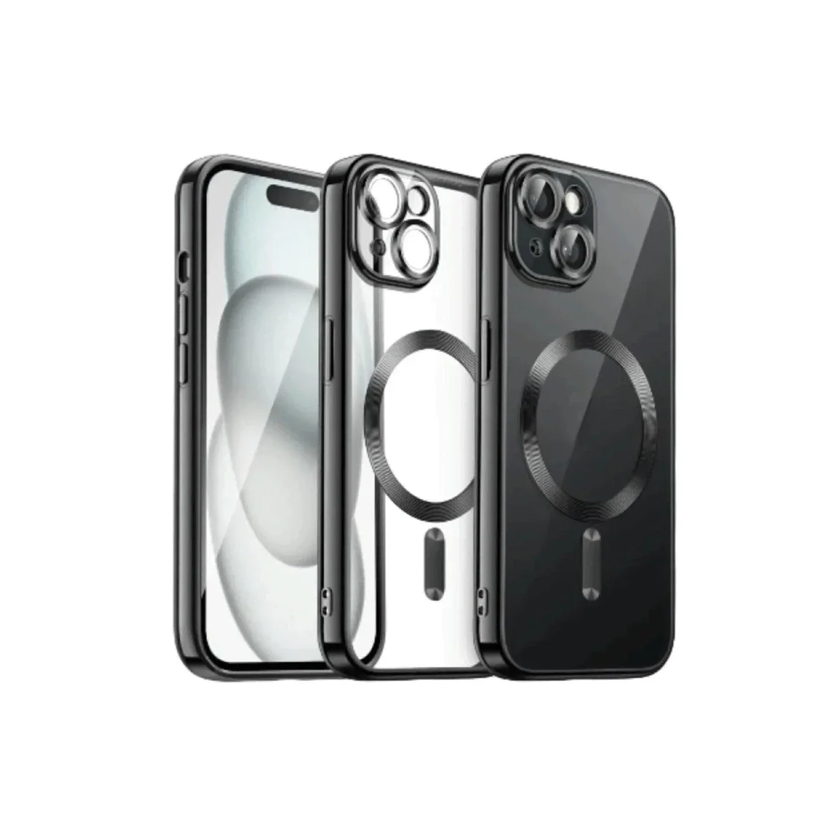 Apple iPhone 15 Kılıf Kross Magneticsafe Kapak - Siyah