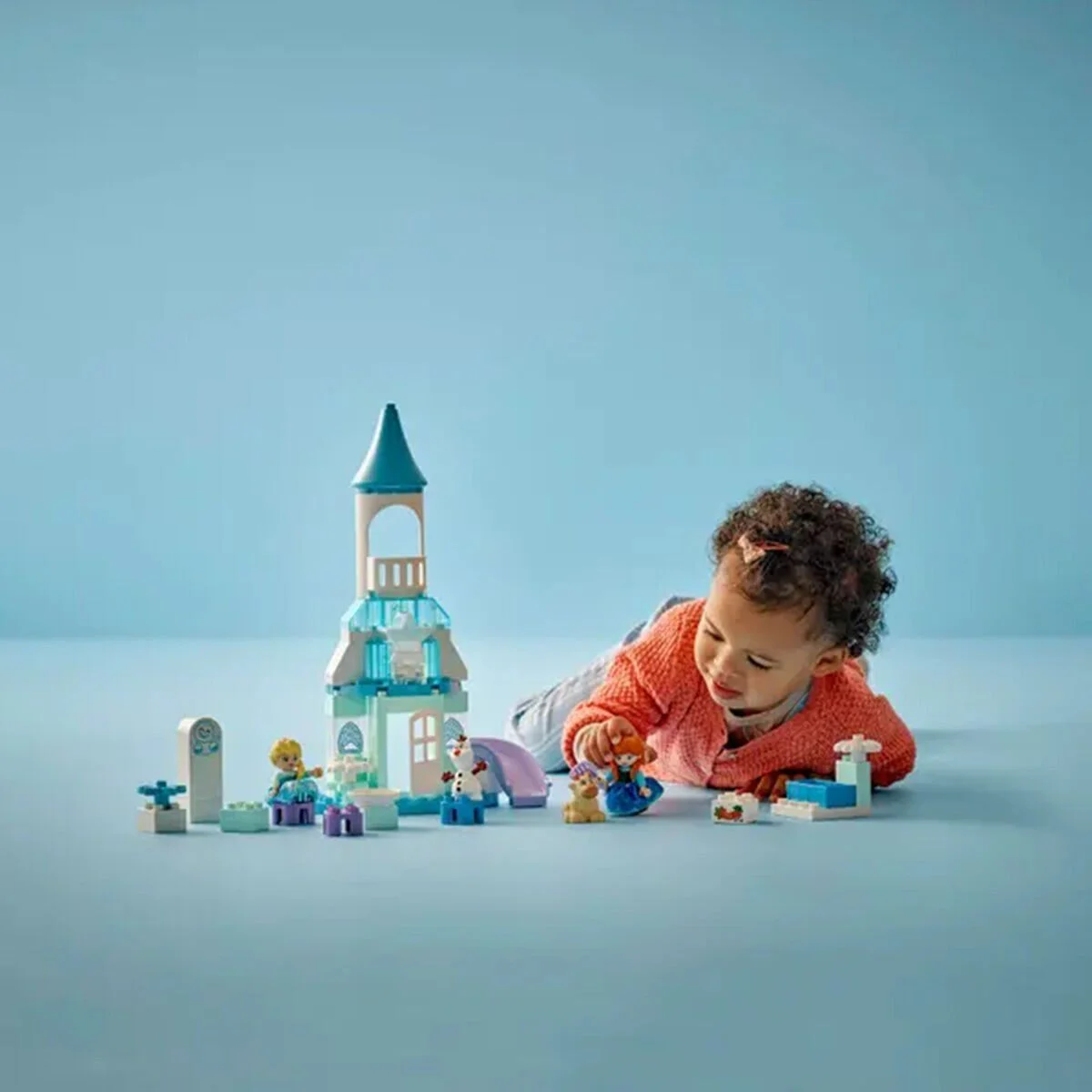 10455 Lego Duplo Anna ve Elsa'nın Karlar Ülkesi Şato Partisi 54 parça +2 yaş görsel 4