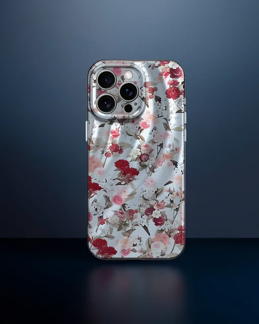 Apple İphone 14 Pro Kılıf Crew Desenli Kapak - Çiçek