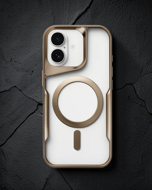 Apple İphone 16 Plus Kılıf Boyi Magsafe Silikon Kapak - Kahverengi