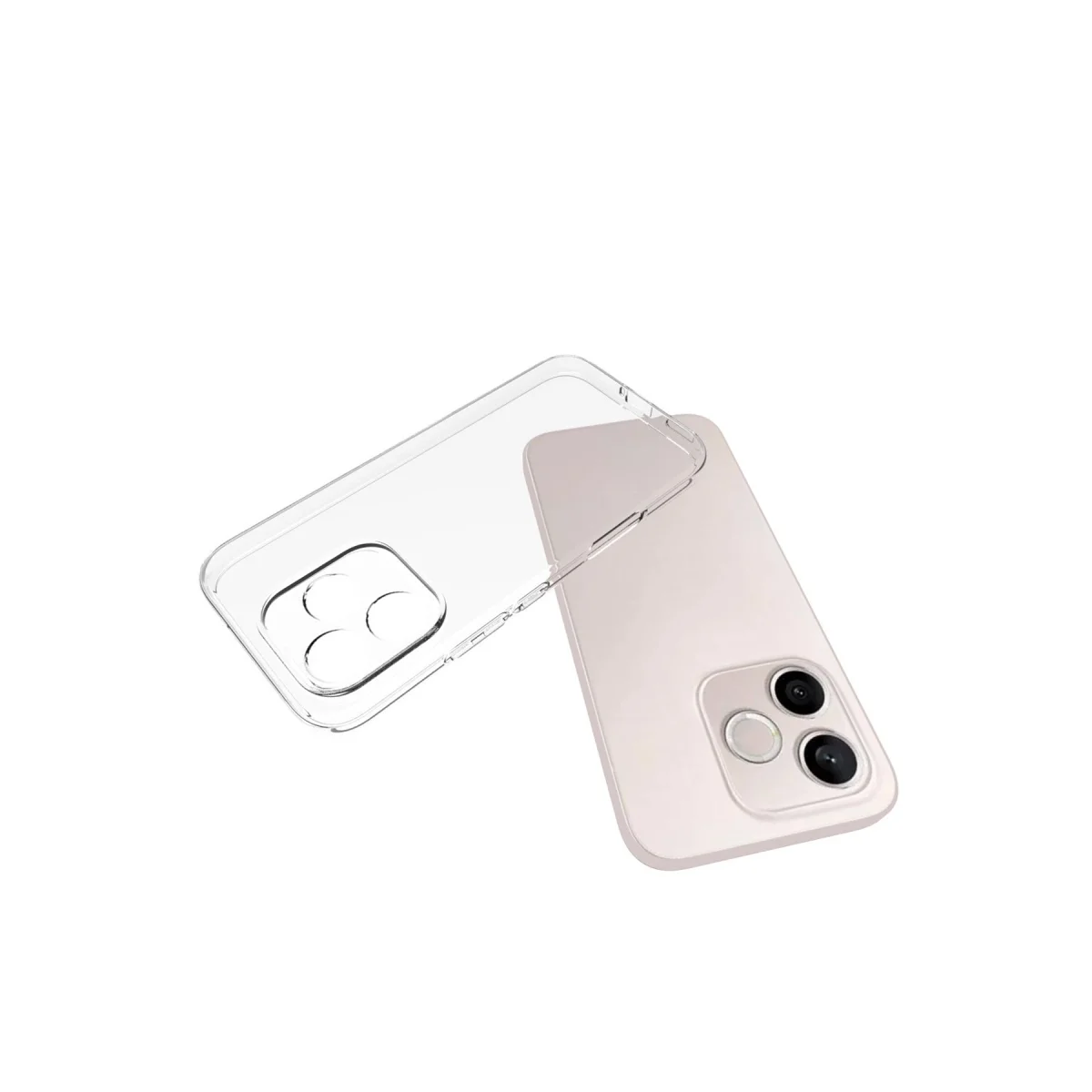 Huawei Honor 600 Lite Lüx Şeffaf Silikon - Şeffaf görsel 2
