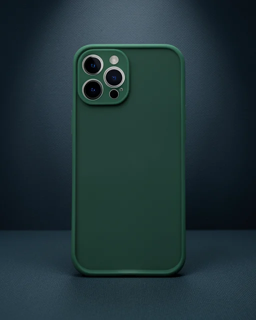 Apple İphone 12 Pro Max Kılıf Montreal Silikon Kapak - Yeşil