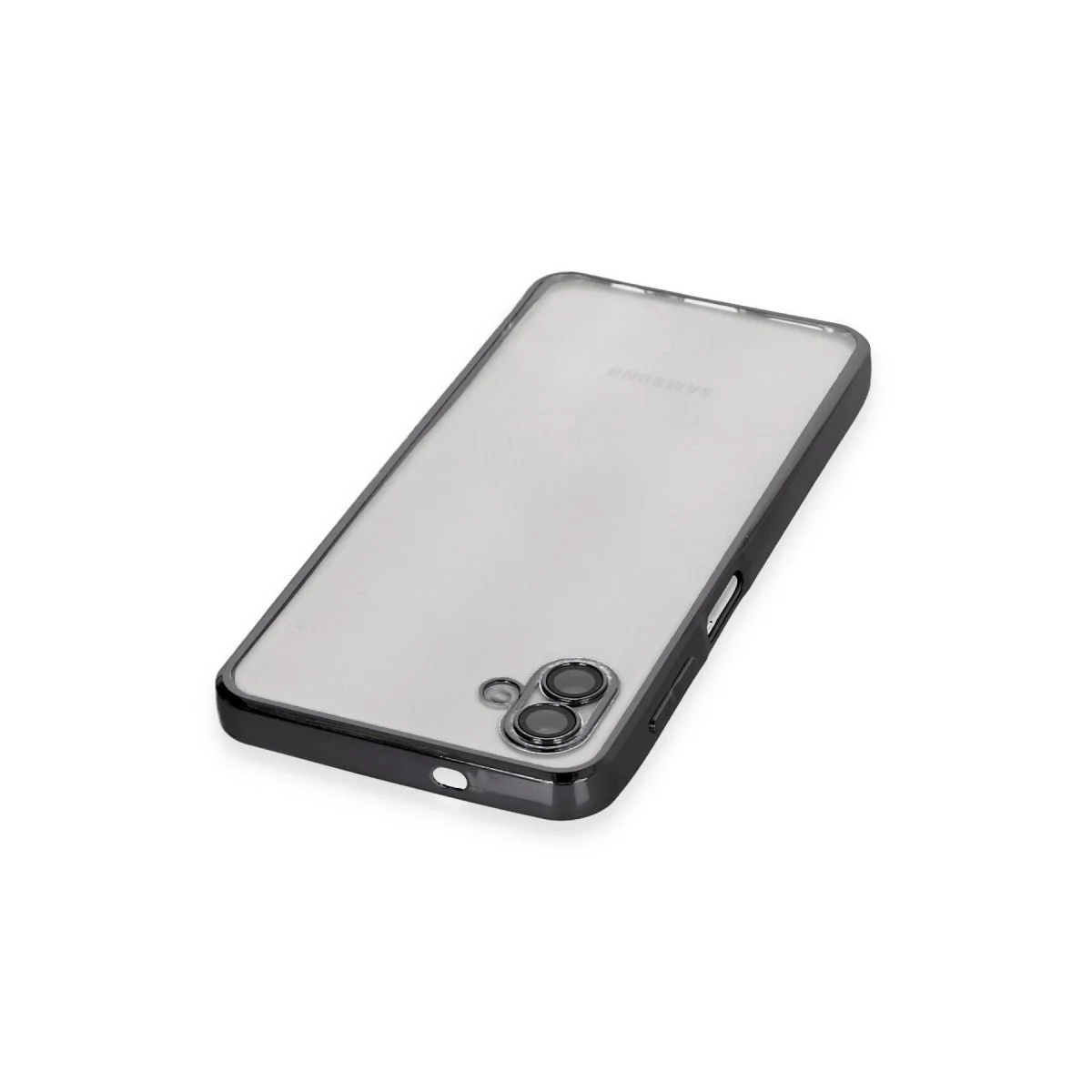Samsung Galaxy A04 Kılıf Razer Lensli Silikon - Siyah görsel 3