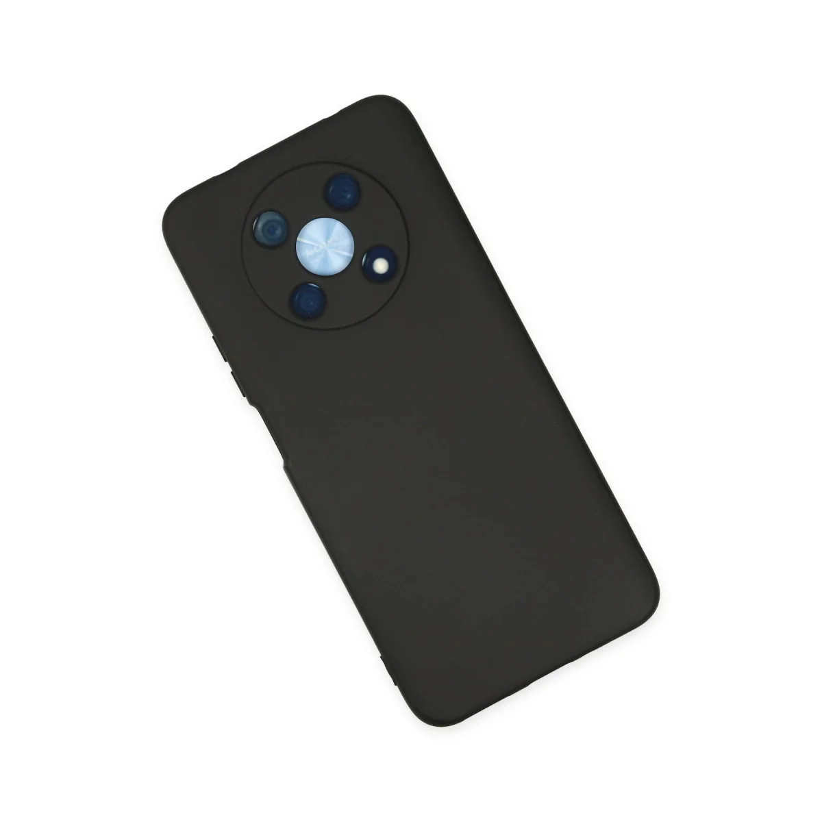 Huawei Nova Y90 Kılıf Nano İçi Kadife Silikon - Siyah görsel 3