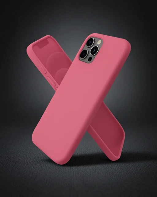 Apple İphone 12 Pro Kılıf First Silikon - Pembe