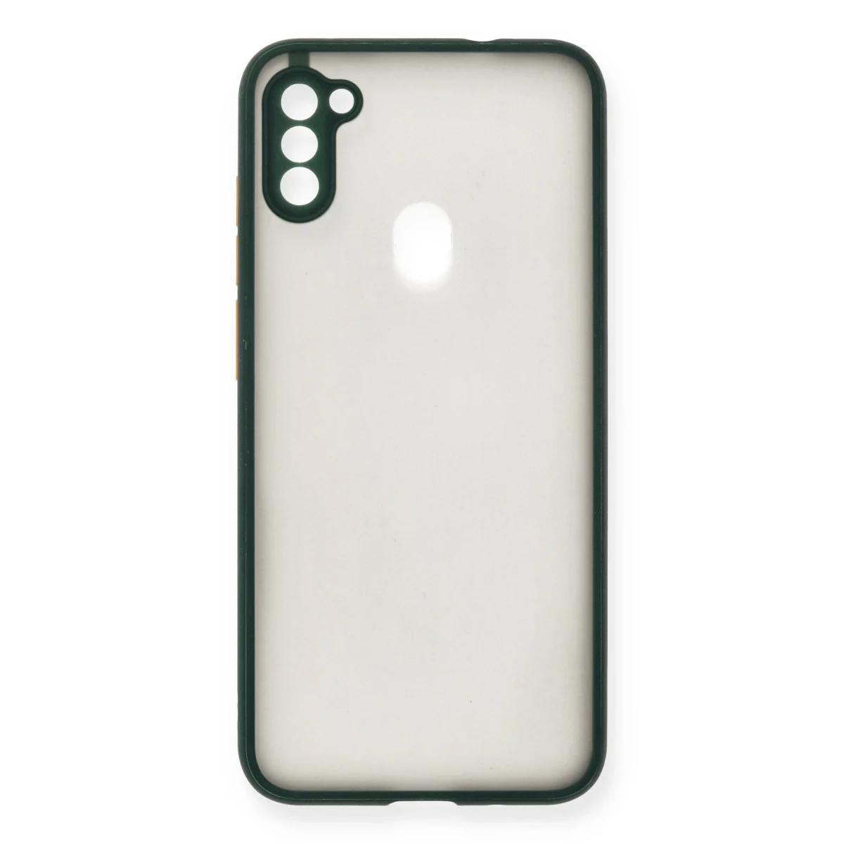Samsung Galaxy A11 Kılıf Montreal Silikon Kapak - Yeşil görsel 2
