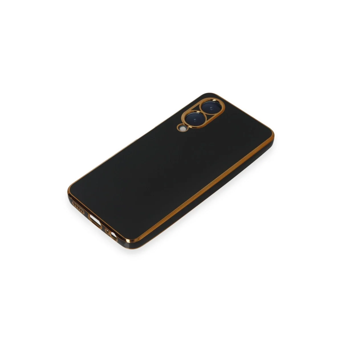 Vivo Y17s Kılıf Volet Silikon - Siyah görsel 4