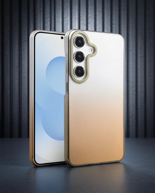 Samsung Galaxy A15 4g Glossy Kapak - Çöl Titanyum