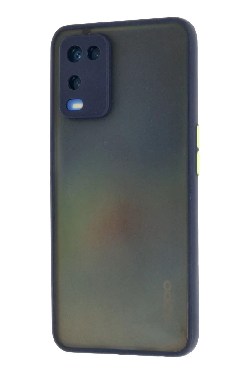 Oppo A54 4G Kılıf Montreal Silikon Kapak - Lacivert görsel 3