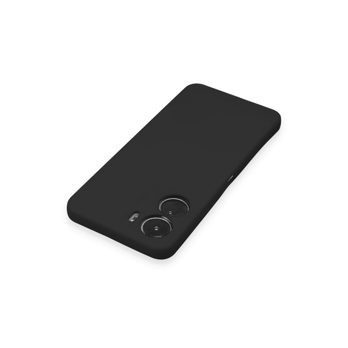 Vivo Y16 Kılıf Nano İçi Kadife Silikon - Siyah görsel 4