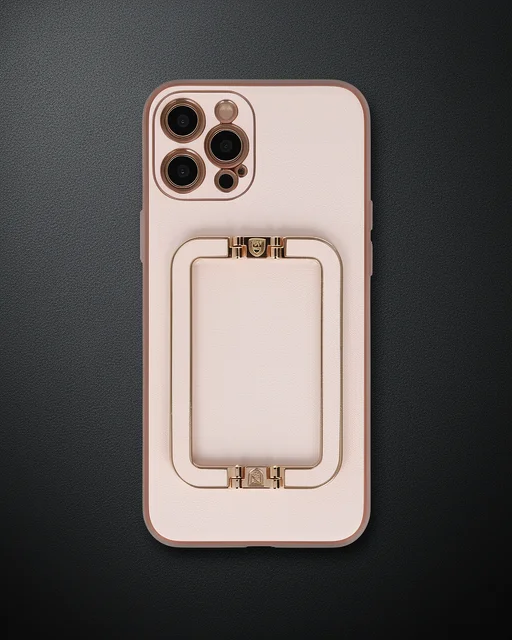 Apple İphone 12 Pro Kılıf Coco Elit Kapak - Pudra
